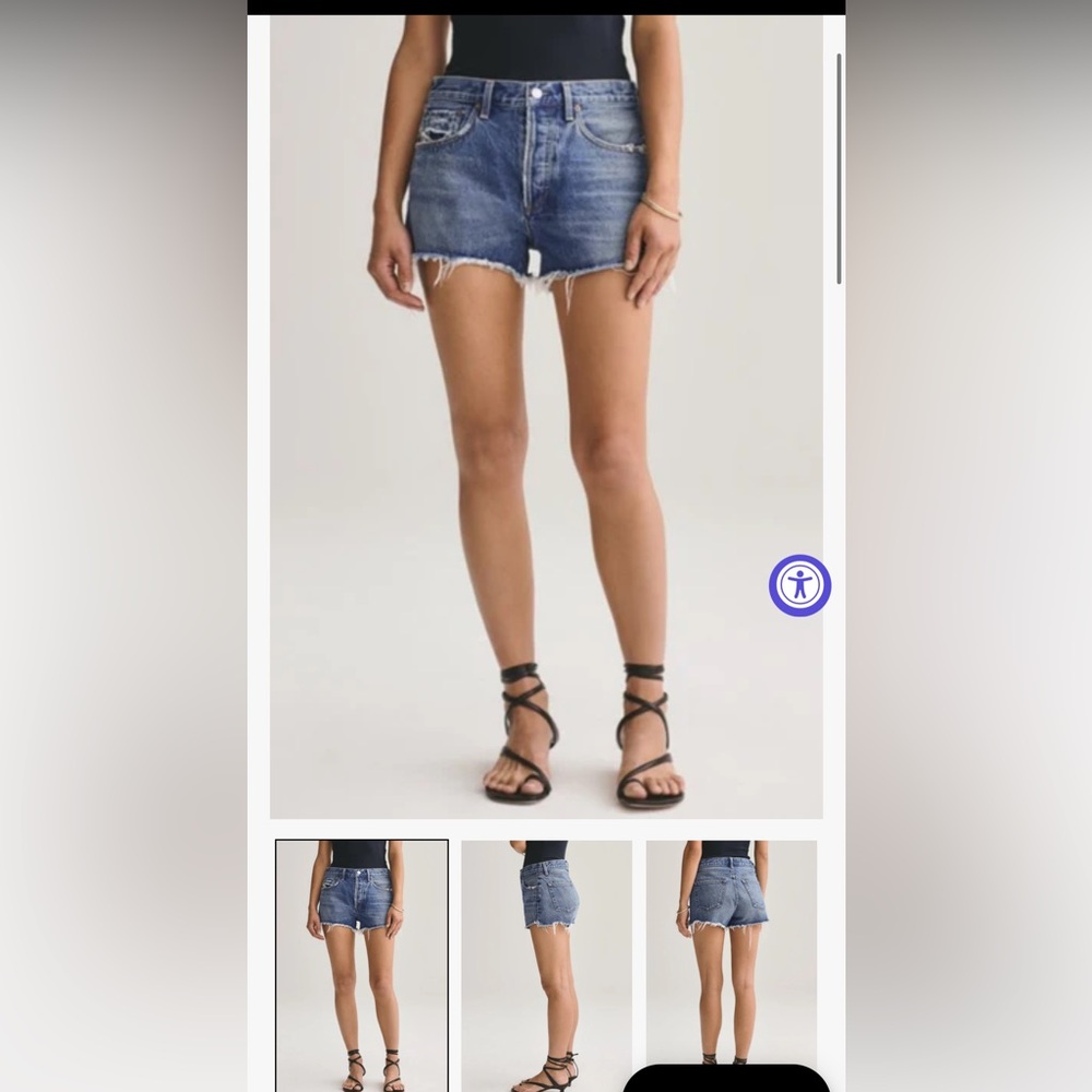 Agolde parker cut off in lowkey